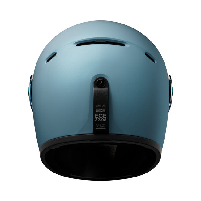 John Doe JD/One Frozen Full Face Helmet Steel Blue FREE 1 YEAR Returns, FREE UK Delivery | ThrottleChimp