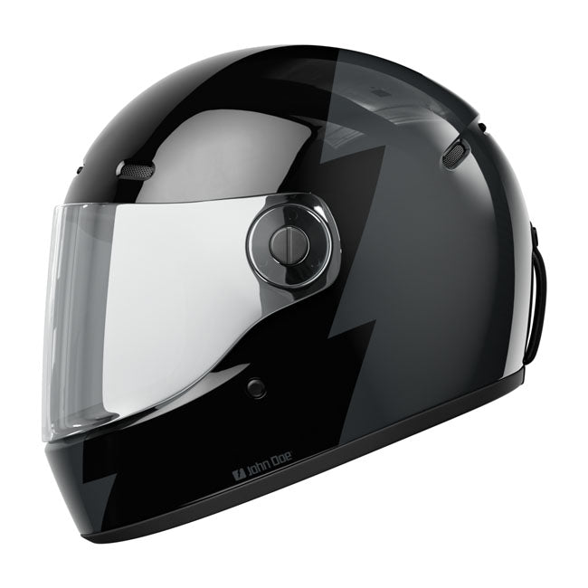 John Doe JD/One Signature Full Face Helmet Black / Grey FREE 1 YEAR Returns, FREE UK Delivery | ThrottleChimp