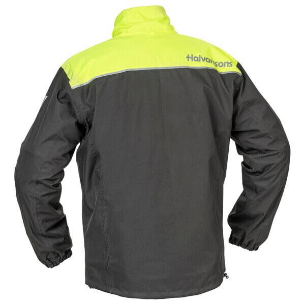 Halvarssons Bofallet Rain Over Jacket Black / Yellow FREE 1 YEAR Returns, FREE UK Delivery | ThrottleChimp