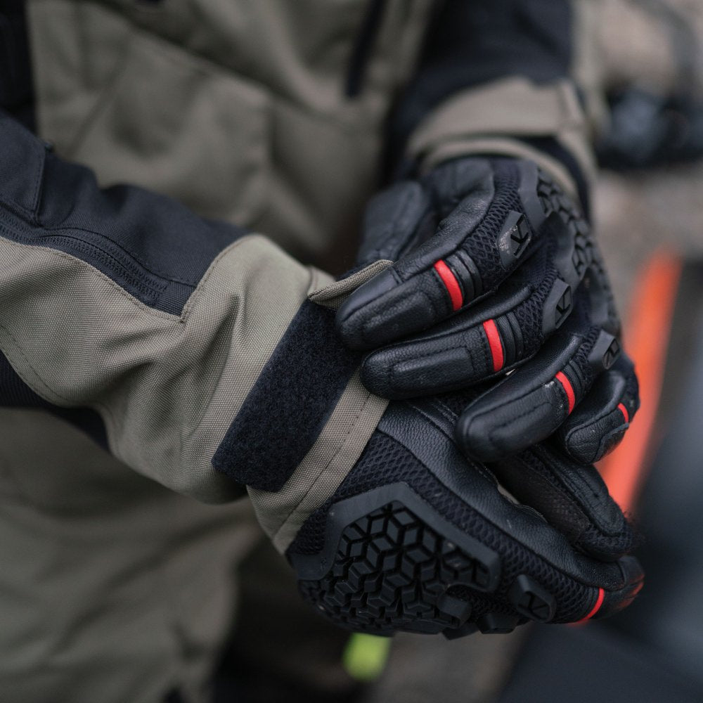 Oxford Rockdale Mesh / Leather Gloves Black FREE 1 YEAR Returns, FREE UK Delivery | ThrottleChimp