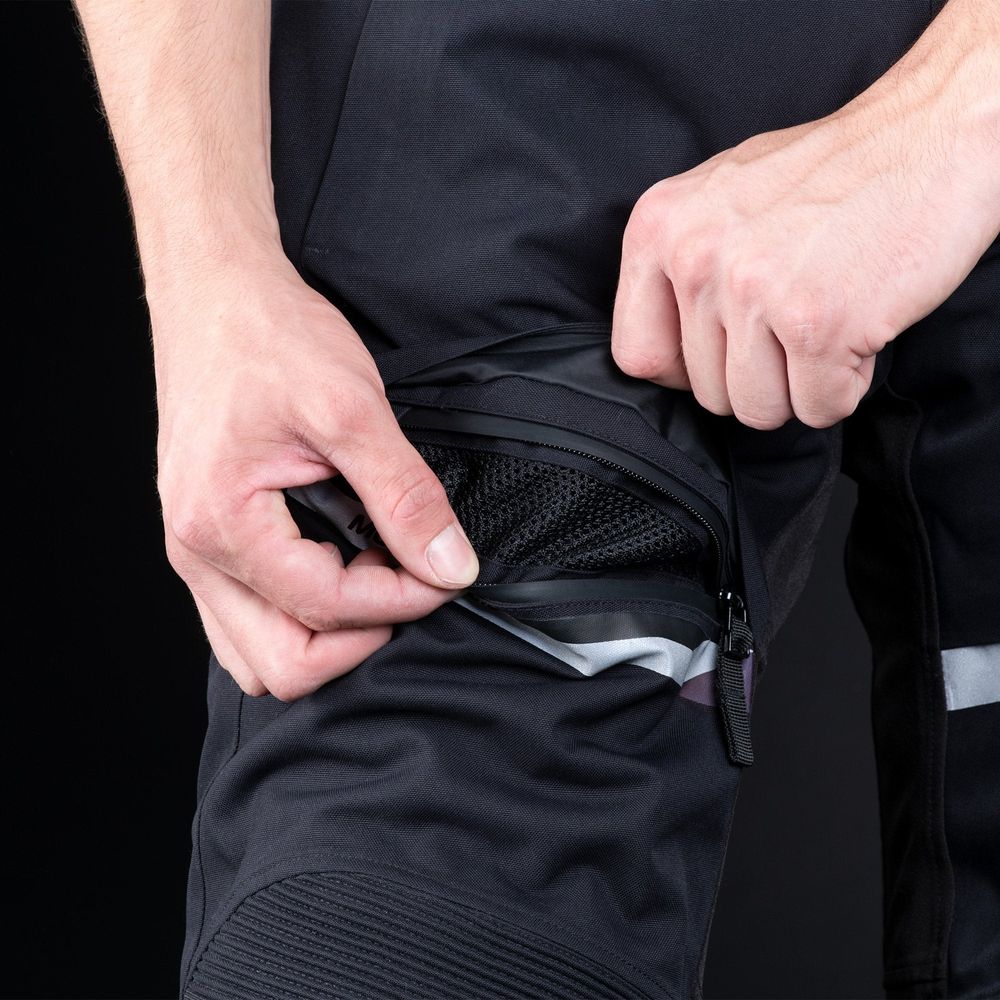 Oxford Mondial 2.0 Textile Trouser Tech Black FREE 1 YEAR Returns, FREE UK Delivery | ThrottleChimp