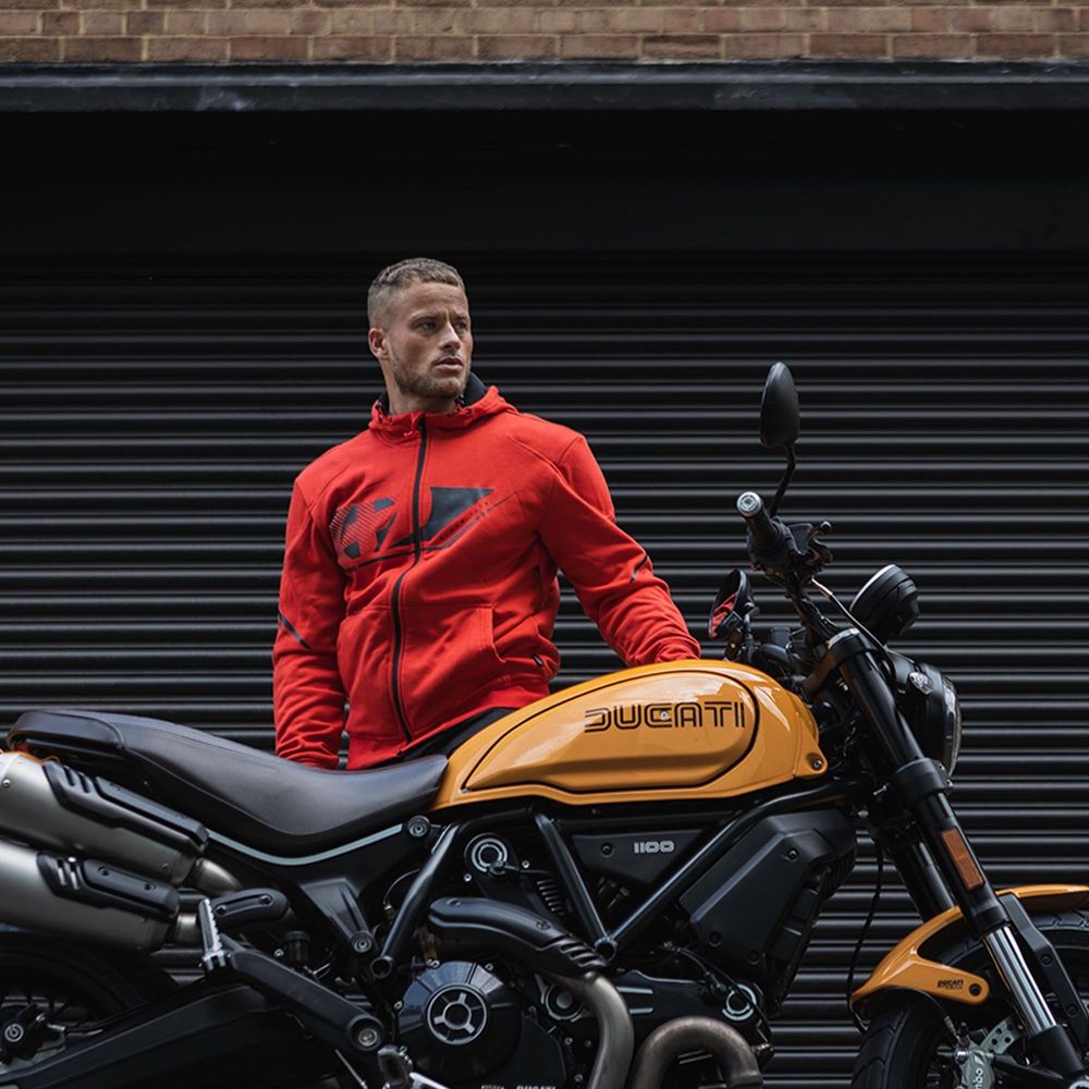 Oxford Super 2.0 Hoodie Sports Red FREE 1 YEAR Returns, FREE UK Delivery | ThrottleChimp