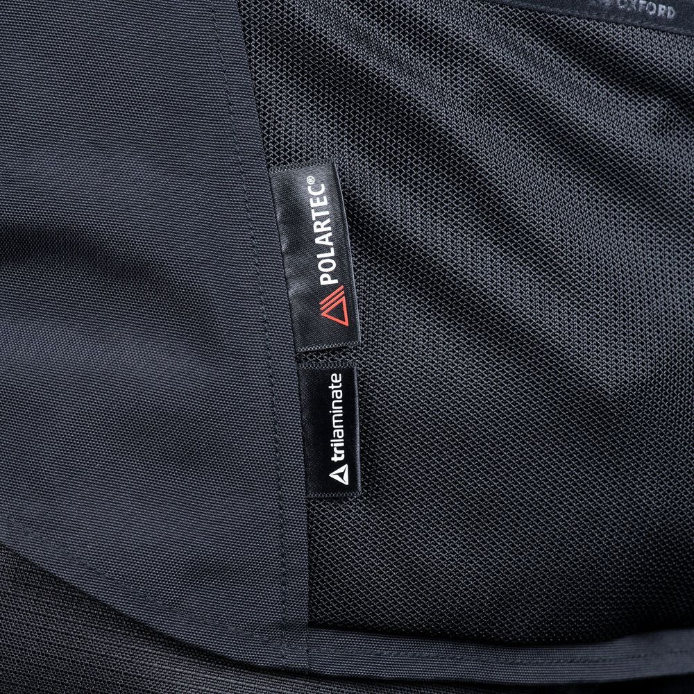 Oxford Stormland Dry2Dry Textile Jacket Tech Black FREE 1 YEAR Returns, FREE UK Delivery | ThrottleChimp