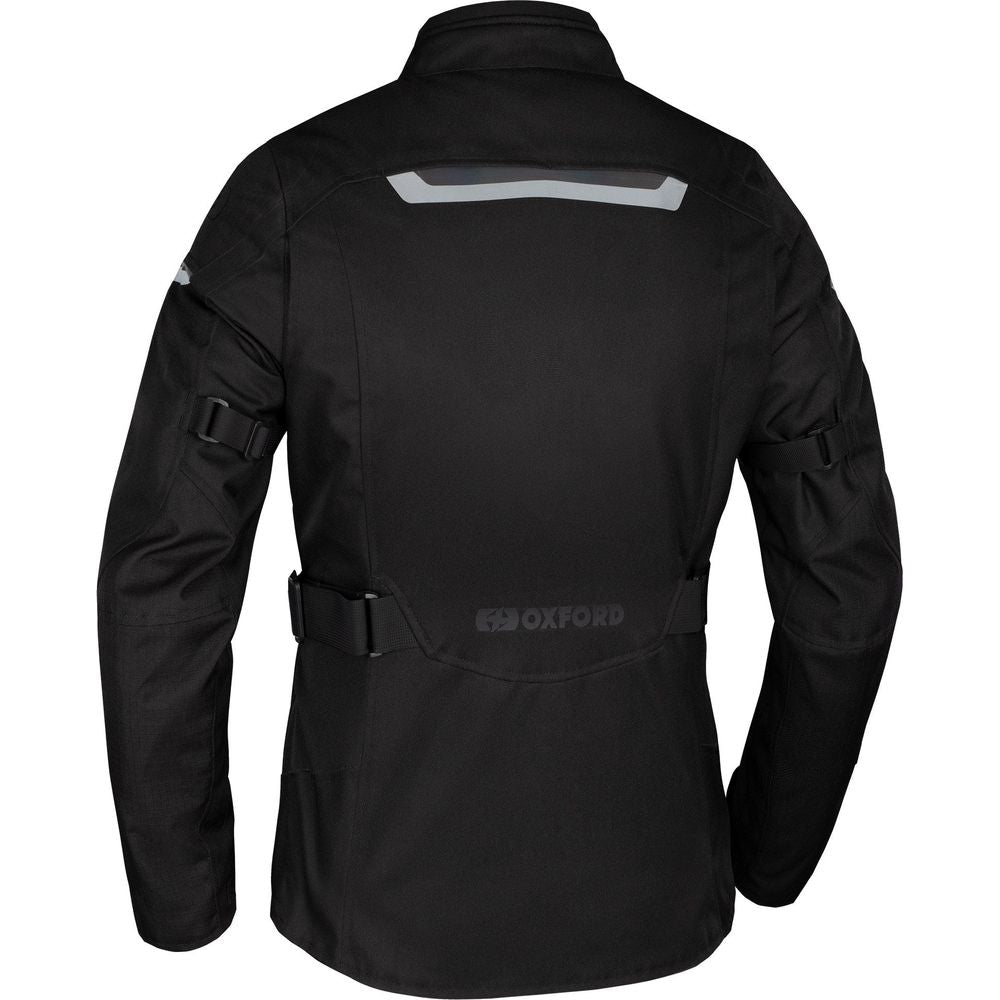 Oxford Dakota 3.0 Ladies Textile Jacket Stealth Black FREE 1 YEAR Returns, FREE UK Delivery | ThrottleChimp