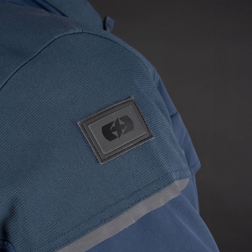 Oxford Barkston Dry2Dry Textile Jacket Navy FREE 1 YEAR Returns, FREE UK Delivery | ThrottleChimp