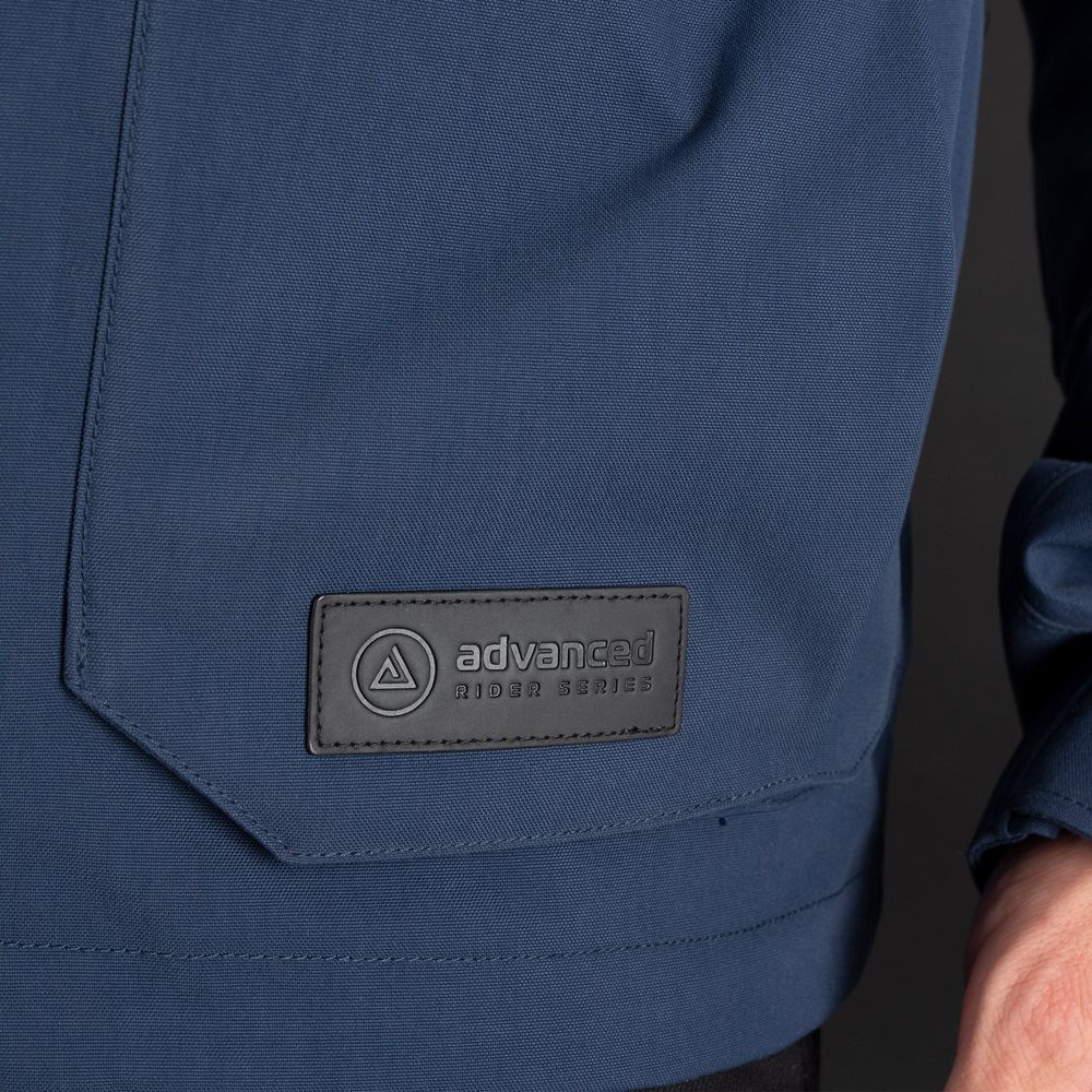 Oxford Barkston Dry2Dry Textile Jacket Navy FREE 1 YEAR Returns, FREE UK Delivery | ThrottleChimp