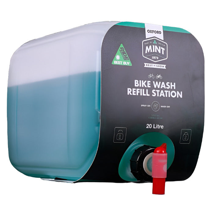 Oxford Mint Bike Wash Refill Station - 20 Litres FREE 1 YEAR Returns, FREE UK Delivery | ThrottleChimp