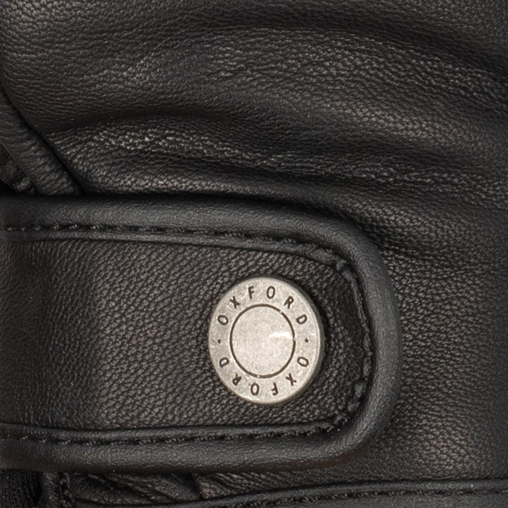 Oxford Henlow Ladies Leather Gloves Black FREE 1 YEAR Returns, FREE UK Delivery | ThrottleChimp