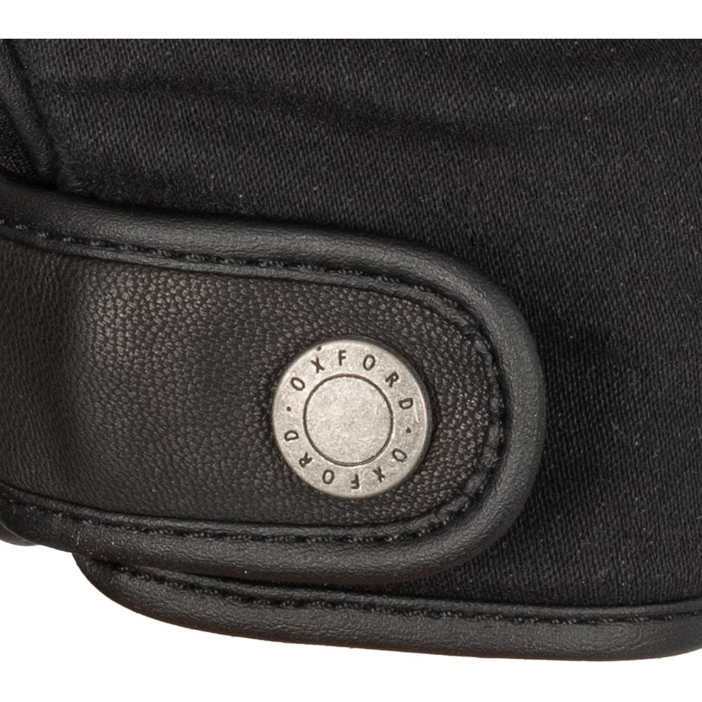 Oxford Kickback Leather Gloves Black FREE 1 YEAR Returns, FREE UK Delivery | ThrottleChimp