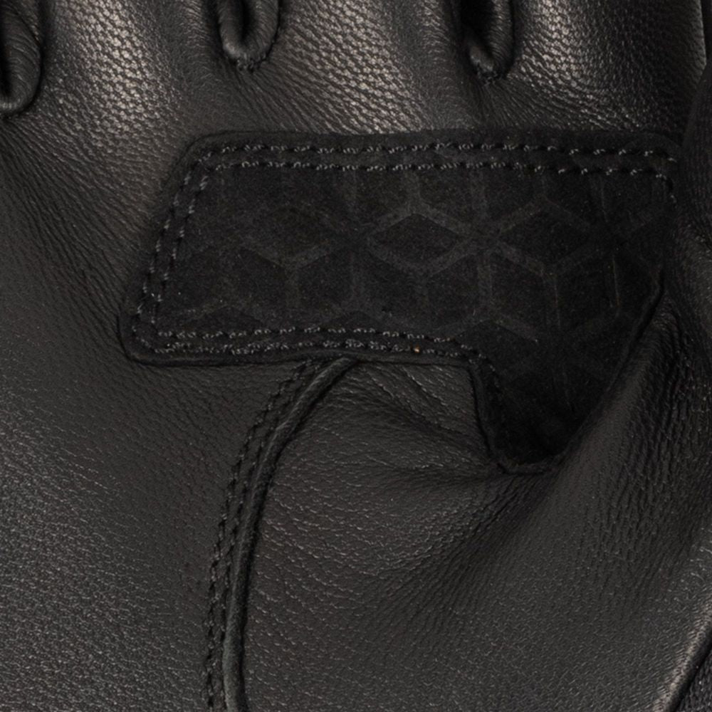 Oxford Kickback Leather Gloves Black FREE 1 YEAR Returns, FREE UK Delivery | ThrottleChimp