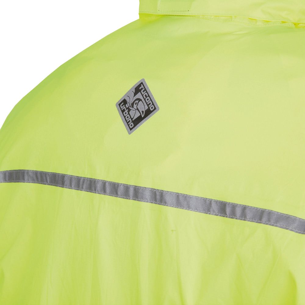 Tucano Urbano Nano Rain Jacket Plus Hydroscud Super-Compact Raincoat Jacket Fluo Yellow FREE 1 YEAR Returns, FREE UK Delivery | ThrottleChimp