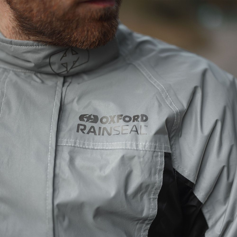 Oxford Rainseal Over Jacket Bright Reflective FREE 1 YEAR Returns, FREE UK Delivery | ThrottleChimp