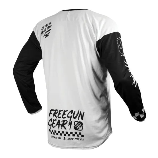 Shot Freegun By Devo MX Jersey Speed White FREE 1 YEAR Returns, FREE UK Delivery | ThrottleChimp