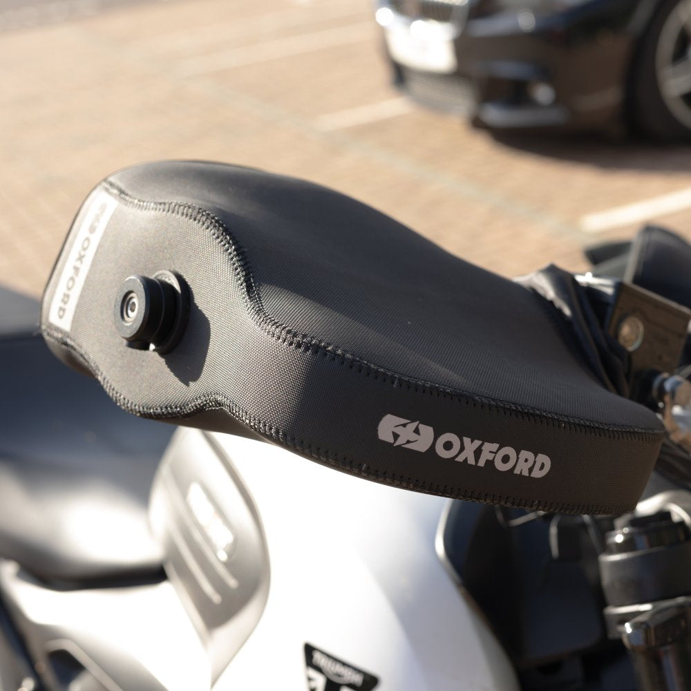 Oxford Commuter Handlebar Muffs Black FREE 1 YEAR Returns, FREE UK Delivery | ThrottleChimp