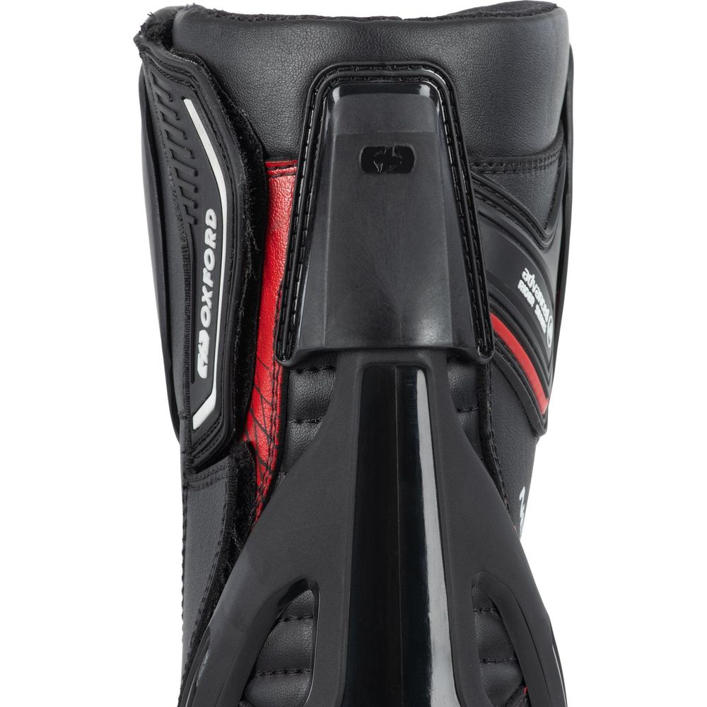 Oxford Nexus 1.0 Air Boots Black / White / Red FREE 1 YEAR Returns, FREE UK Delivery | ThrottleChimp