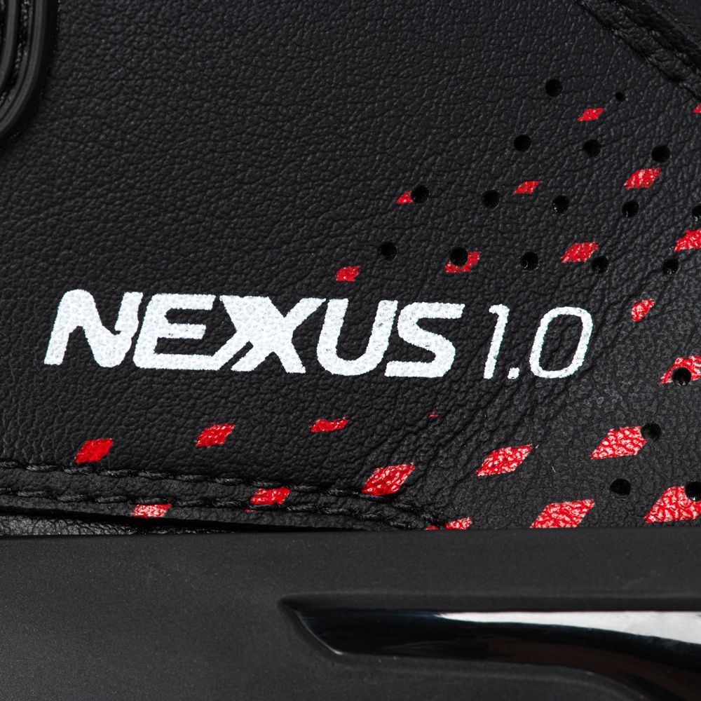 Oxford Nexus 1.0 Air Boots Black / White / Red FREE 1 YEAR Returns, FREE UK Delivery | ThrottleChimp
