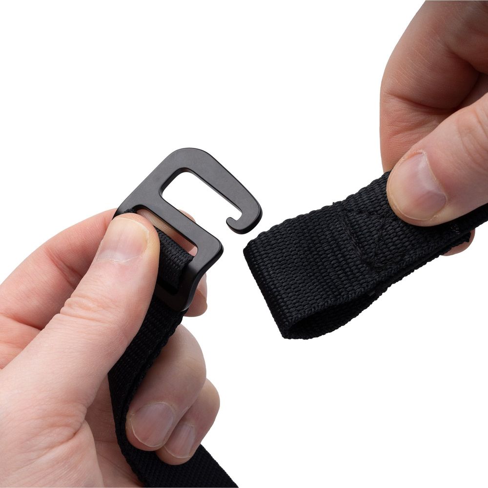 Oxford Atlas G Hook Straps Pair Black - 26mm x 2.0m FREE 1 YEAR Returns, FREE UK Delivery | ThrottleChimp