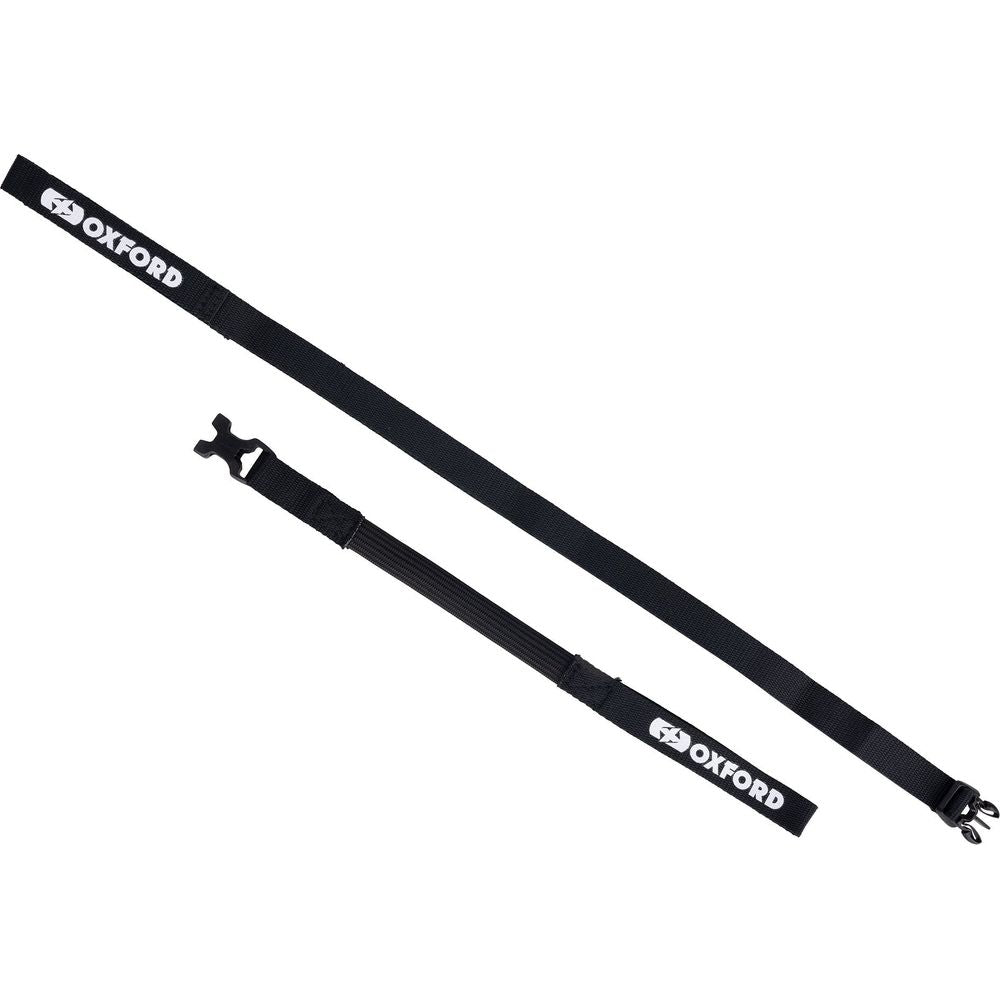 Oxford Atlas B Clip Straps Pair Black - 17mm x 1.2m FREE 1 YEAR Returns, FREE UK Delivery | ThrottleChimp
