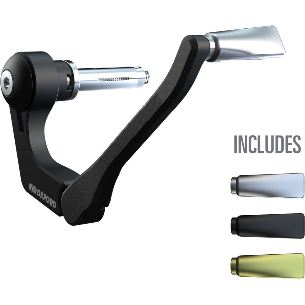 Oxford Handlebar Lever Guard Pro Black FREE 1 YEAR Returns, FREE UK Delivery | ThrottleChimp