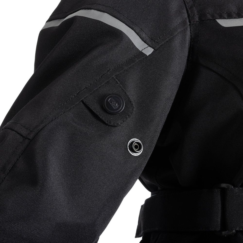 Spartan Waterproof Ladies Long Textile Jacket Black FREE 1 YEAR Returns, FREE UK Delivery | ThrottleChimp