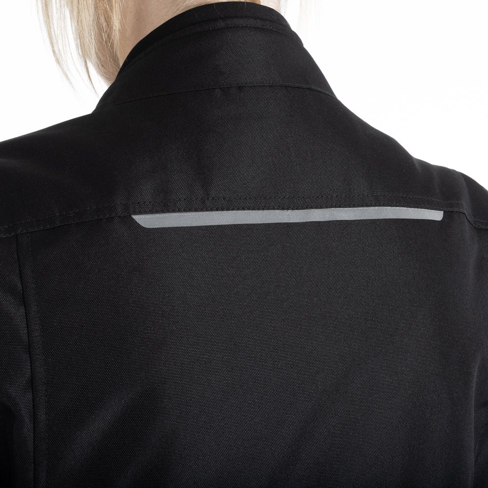 Spartan Waterproof Ladies Long Textile Jacket Black FREE 1 YEAR Returns, FREE UK Delivery | ThrottleChimp