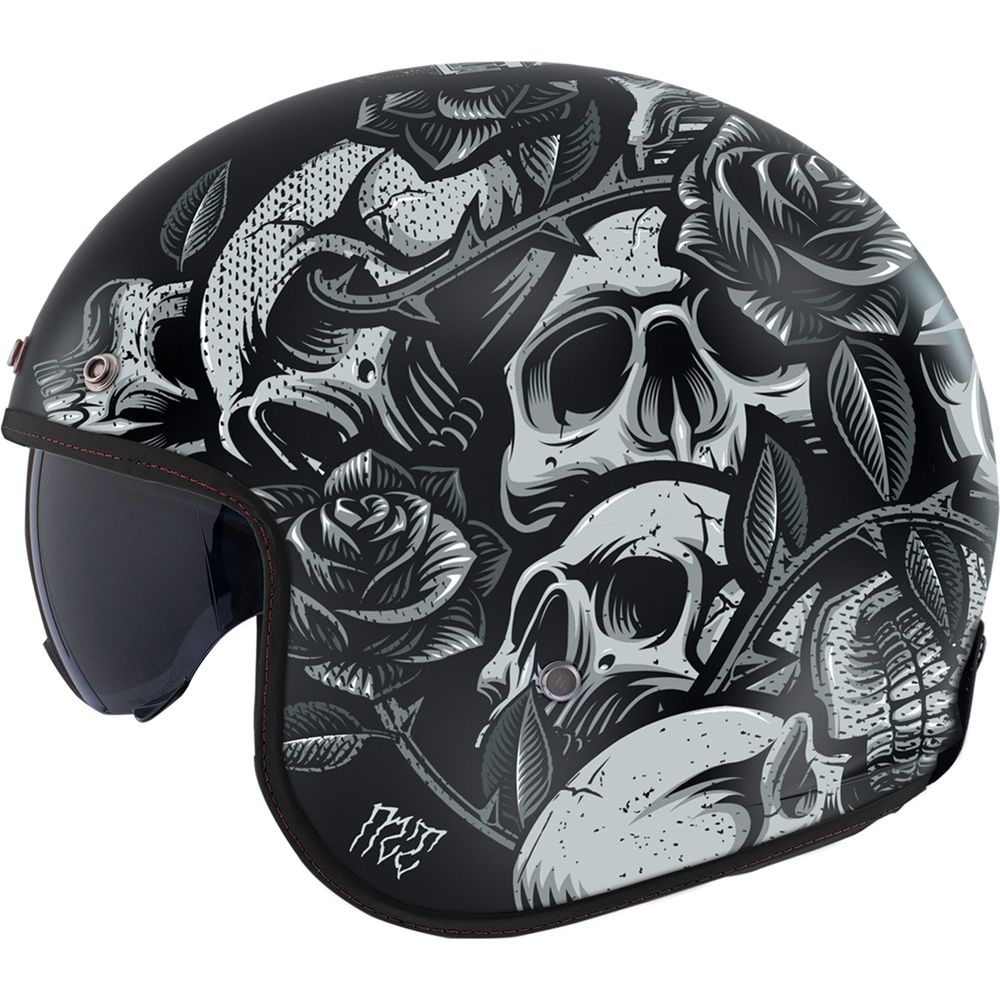 MT Le Mans 2 SV S Breakout B2 Open Face Helmet Matt Grey FREE 1 YEAR Returns, FREE UK Delivery | ThrottleChimp