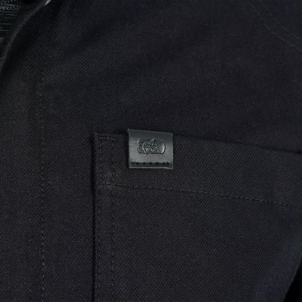 Oxford Original Approved AA Ridgeback Shirt Black FREE 1 YEAR Returns, FREE UK Delivery | ThrottleChimp