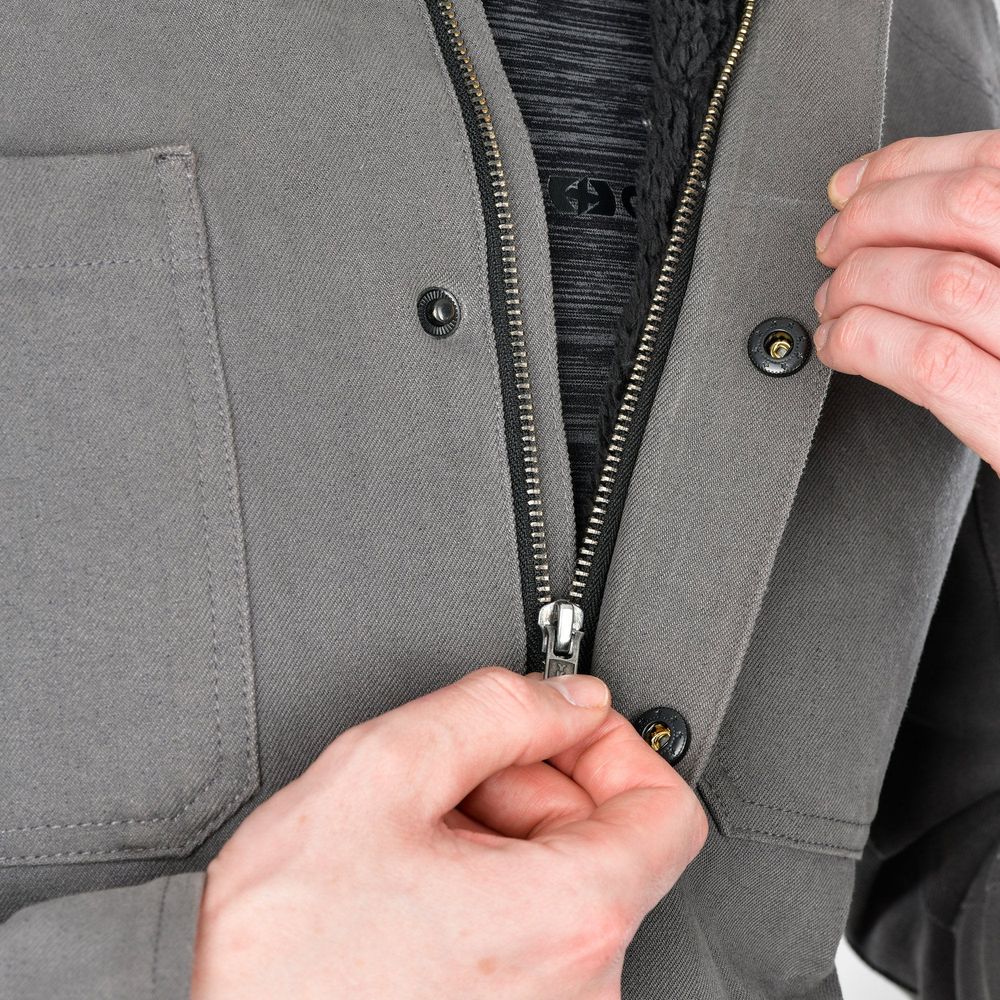 Oxford Original Approved AA Ridgeback Shirt Grey FREE 1 YEAR Returns, FREE UK Delivery | ThrottleChimp