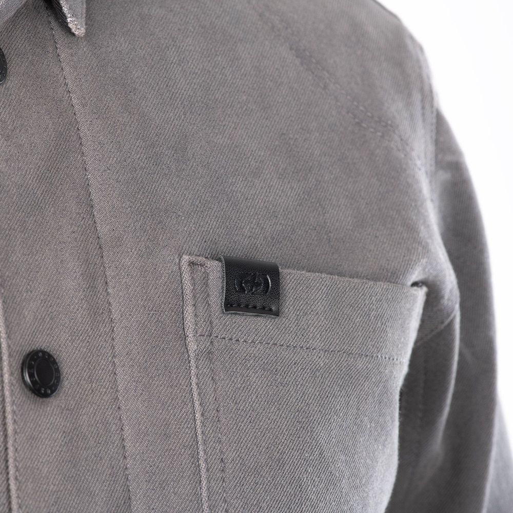 Oxford Original Approved AA Ridgeback Shirt Grey FREE 1 YEAR Returns, FREE UK Delivery | ThrottleChimp