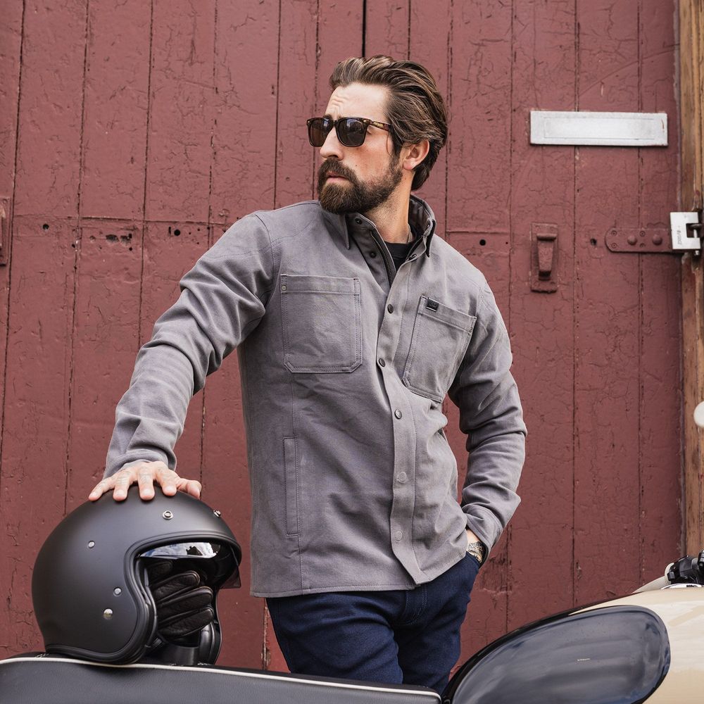 Oxford Original Approved AA Ridgeback Shirt Grey FREE 1 YEAR Returns, FREE UK Delivery | ThrottleChimp
