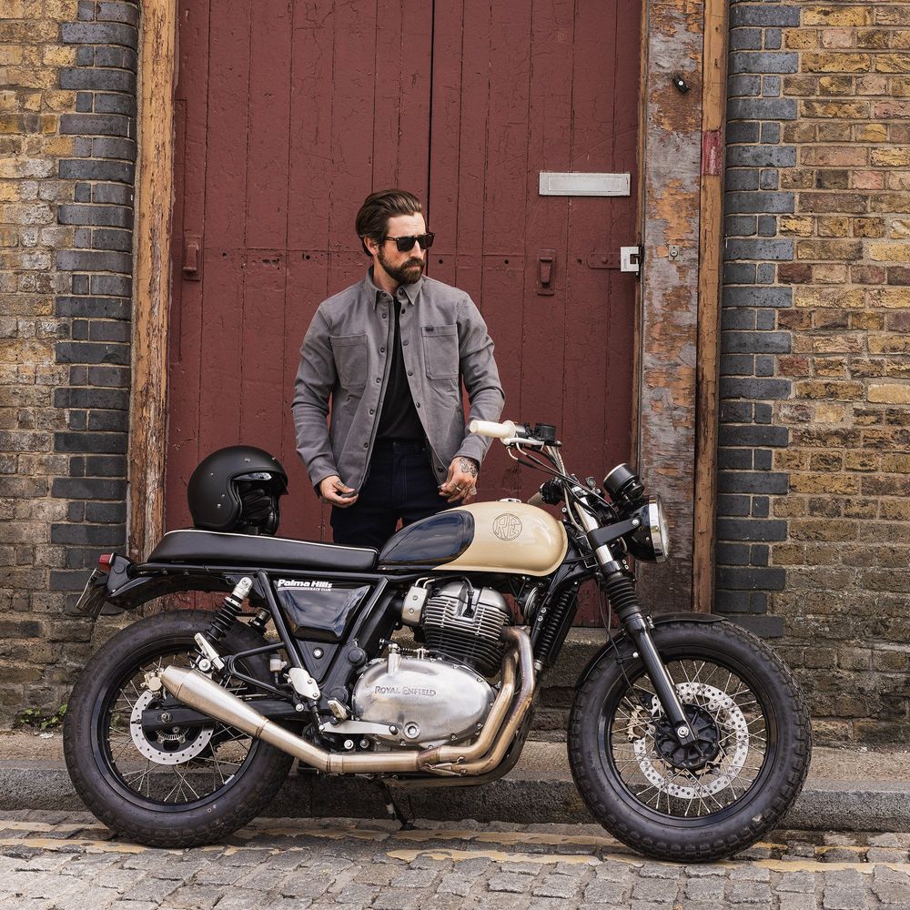Oxford Original Approved AA Ridgeback Shirt Grey FREE 1 YEAR Returns, FREE UK Delivery | ThrottleChimp