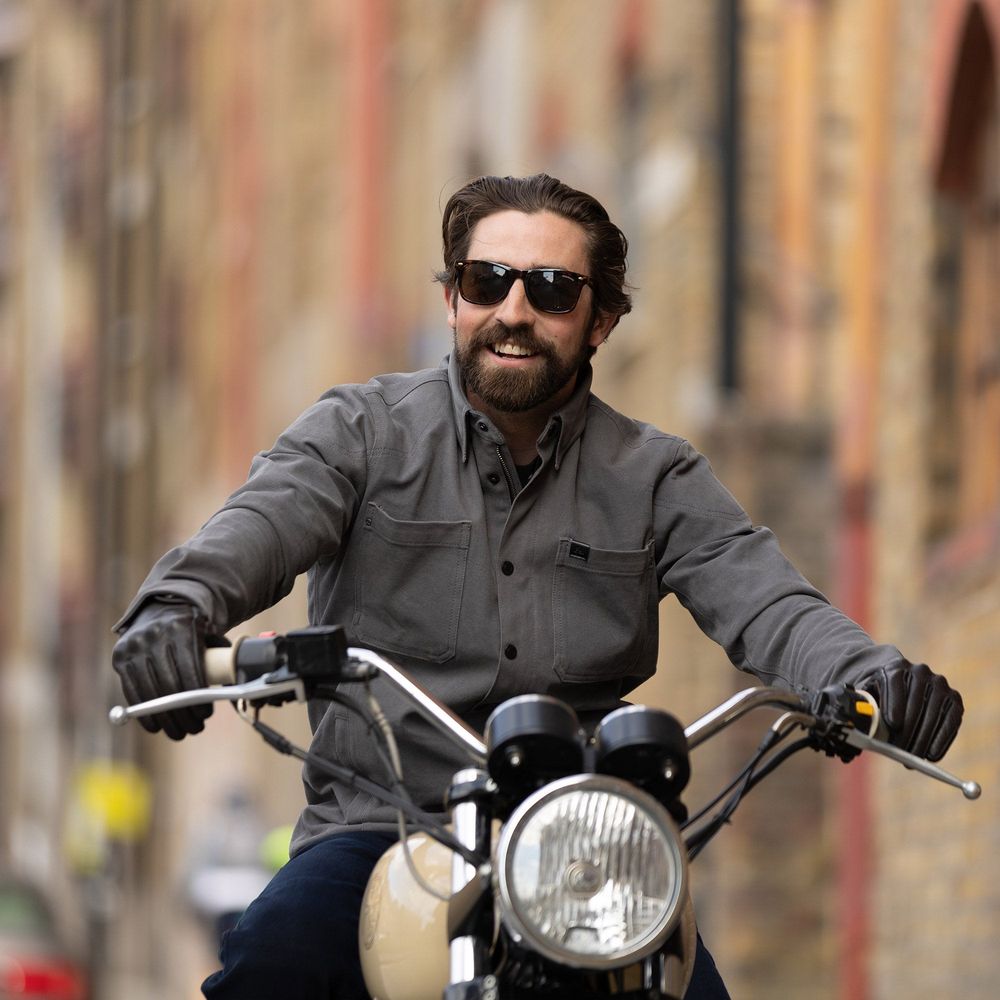 Oxford Original Approved AA Ridgeback Shirt Grey FREE 1 YEAR Returns, FREE UK Delivery | ThrottleChimp