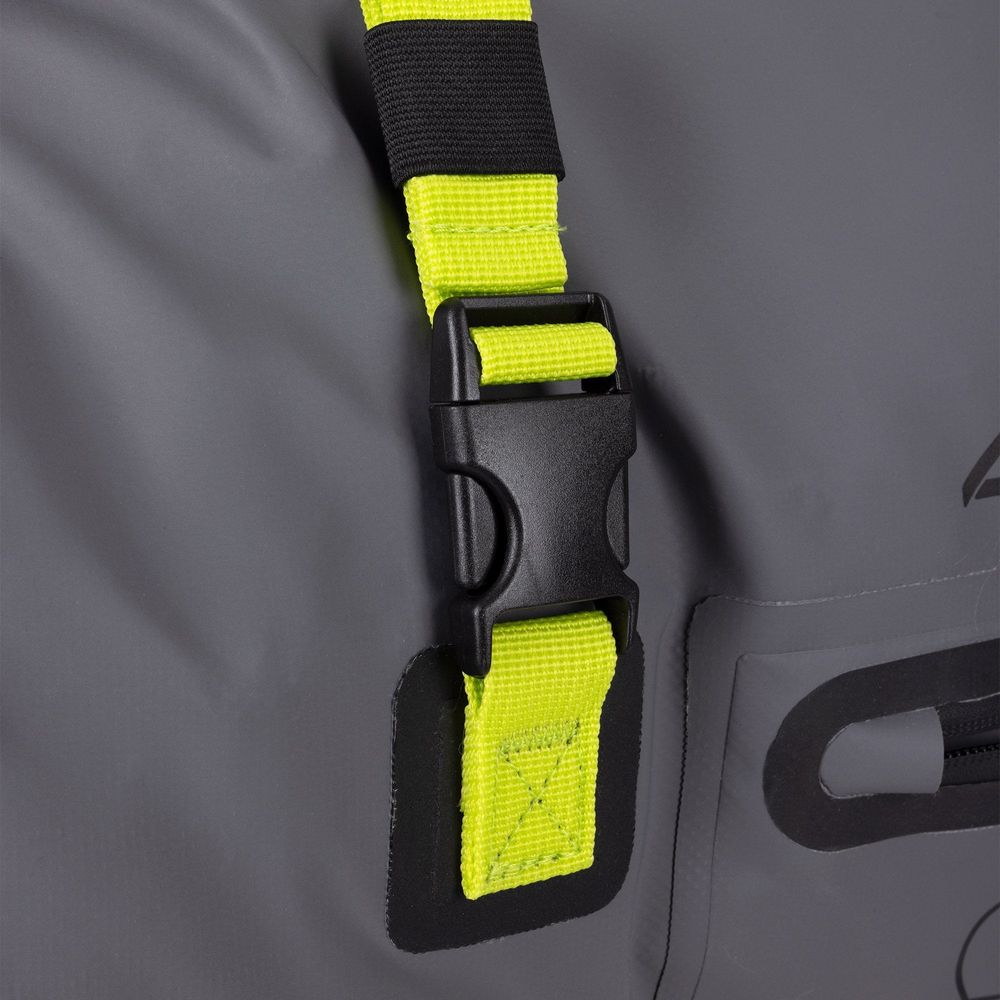 Oxford Aqua D50 Duffle Bag Black / Grey / Fluo Yellow - 50 Litres FREE 1 YEAR Returns, FREE UK Delivery | ThrottleChimp