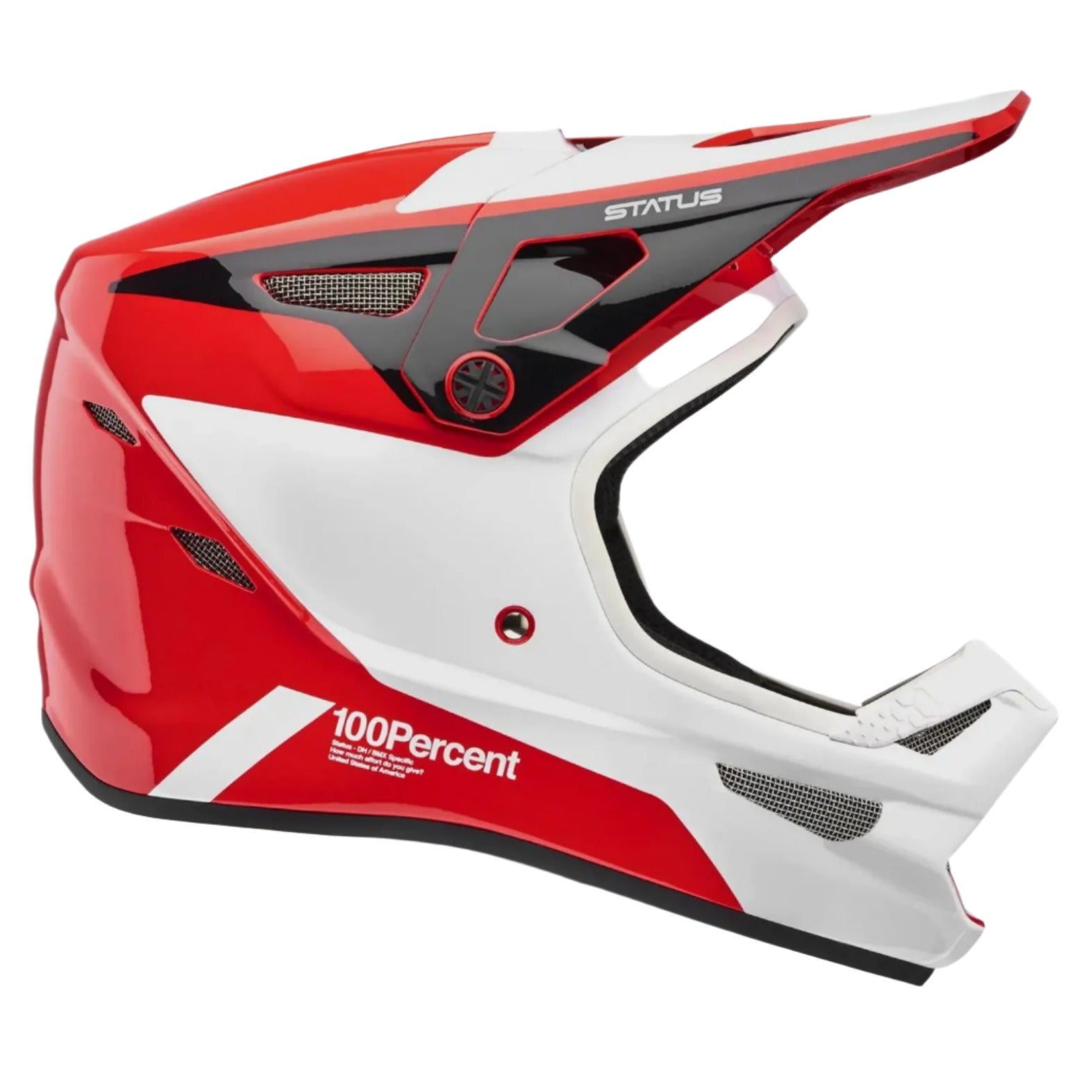 100% Status Youth Cycle Helmet 2021 Hellfire - FREE 1 YEAR Returns, FREE UK Shipping | ThrottleChimp