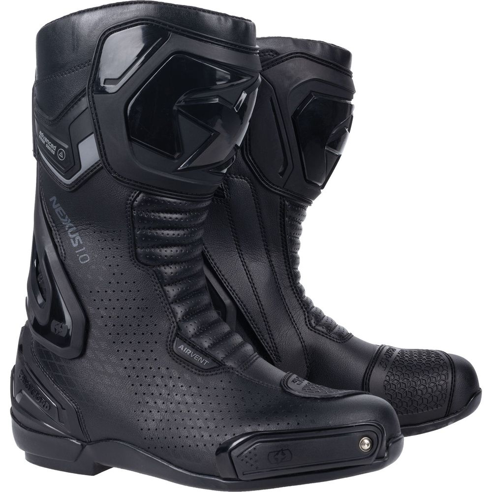 Oxford Nexus 1.0 Air Boots Stealth Black FREE 1 YEAR Returns, FREE UK Delivery | ThrottleChimp