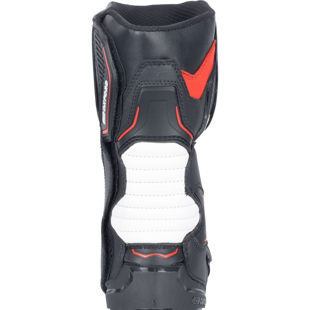 Oxford Cypher 1.0 Dry2Dry Boots Black / White / Red FREE 1 YEAR Returns, FREE UK Delivery | ThrottleChimp