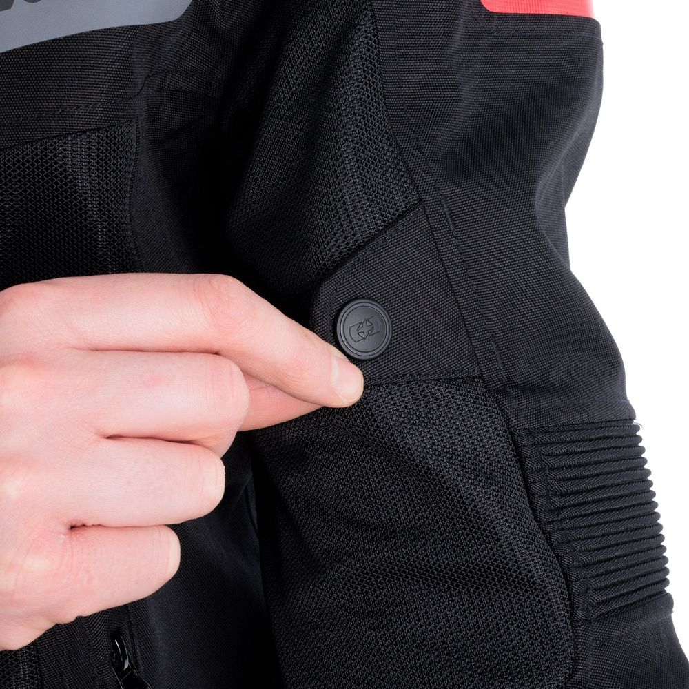 Oxford Dakar Dry2Dry Air Textile Jacket Tech Black FREE 1 YEAR Returns, FREE UK Delivery | ThrottleChimp