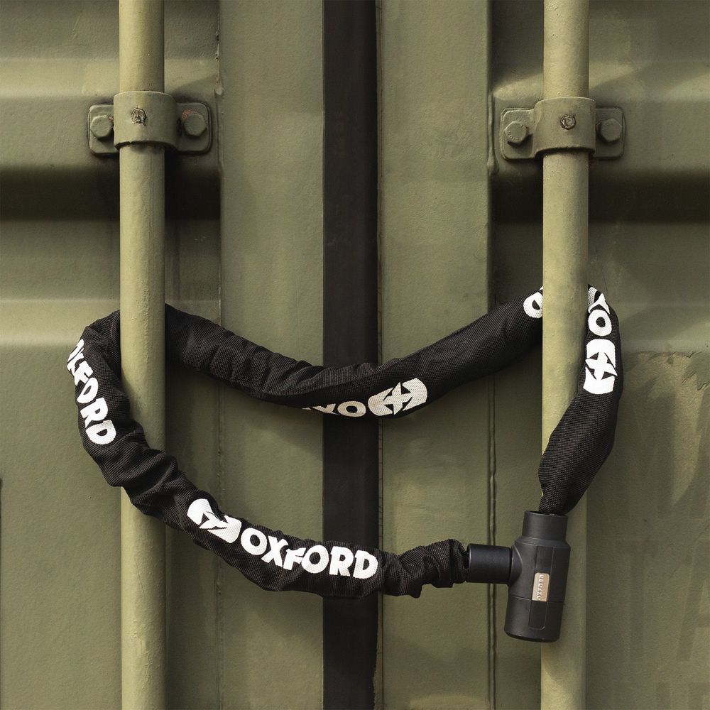Oxford GP Chain 10 Round Link General Purpose Chain lock Black FREE 1 YEAR Returns, FREE UK Delivery | ThrottleChimp