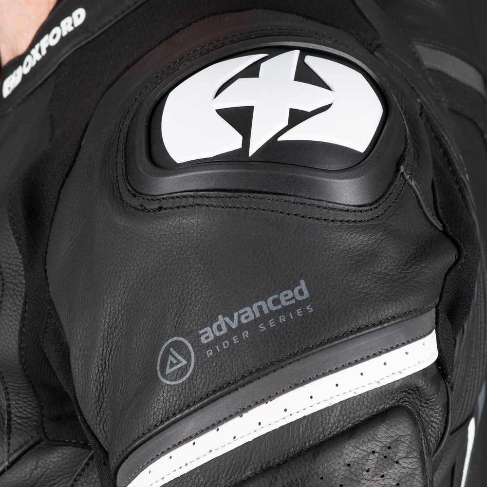 Oxford Nexus 1.0 One Piece Leather Suit Black / White FREE 1 YEAR Returns, FREE UK Delivery | ThrottleChimp