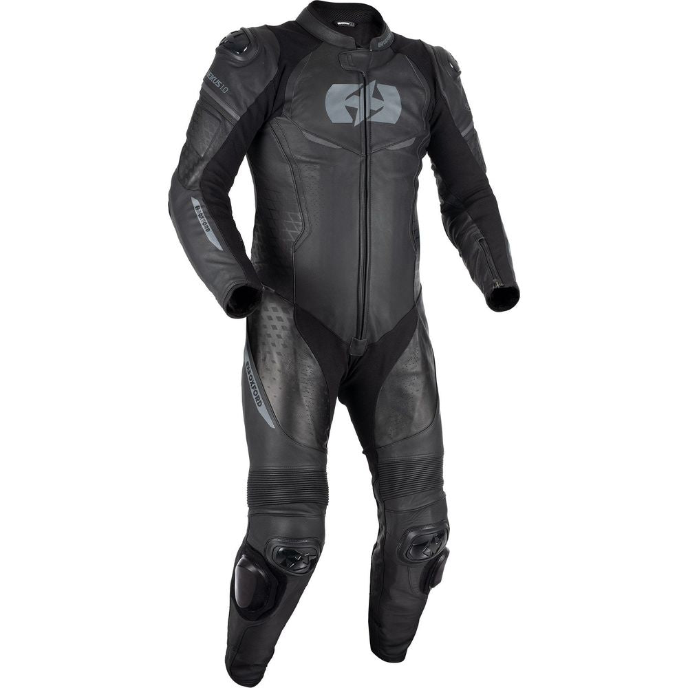 Oxford Nexus 1.0 One Piece Leather Suit Stealth Black FREE 1 YEAR Returns, FREE UK Delivery | ThrottleChimp