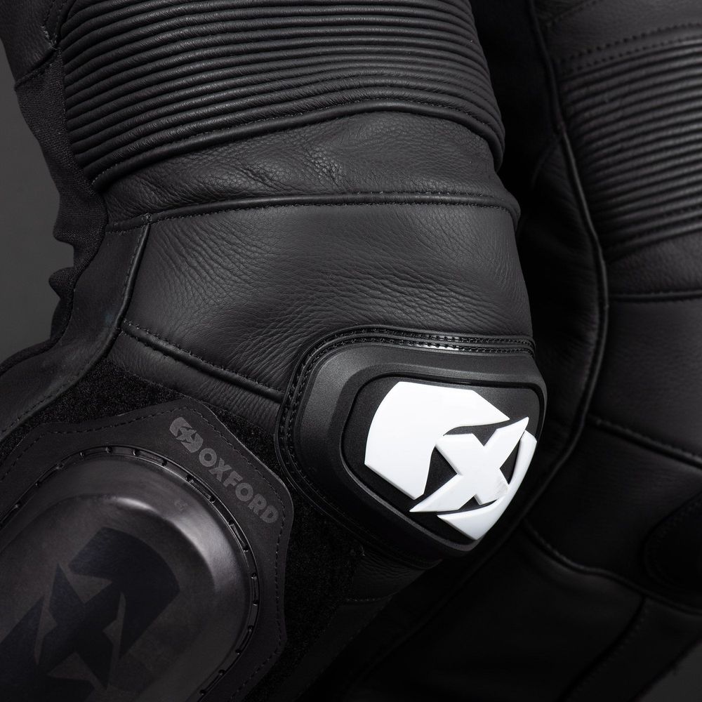 Oxford Nexus 1.0 One Piece Leather Suit Black / White FREE 1 YEAR Returns, FREE UK Delivery | ThrottleChimp