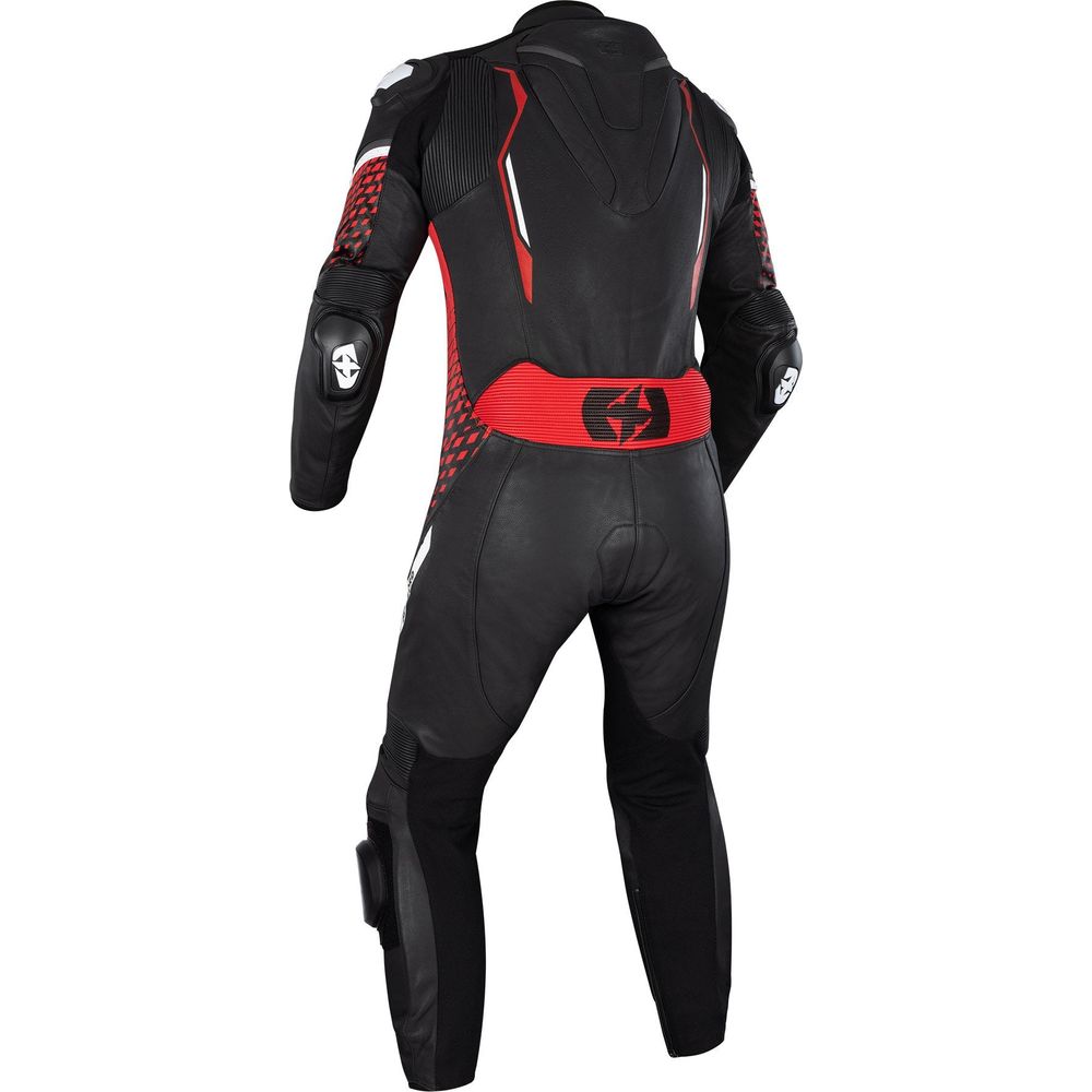Oxford Nexus 1.0 One Piece Leather Suit Black / Red FREE 1 YEAR Returns, FREE UK Delivery | ThrottleChimp