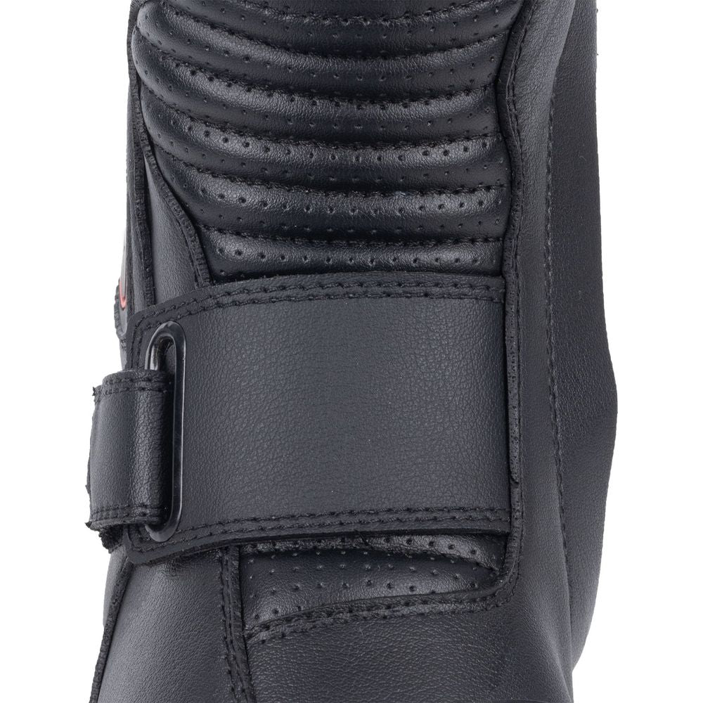 Oxford Omega Air Short Boots Black / White / Red FREE 1 YEAR Returns, FREE UK Delivery | ThrottleChimp