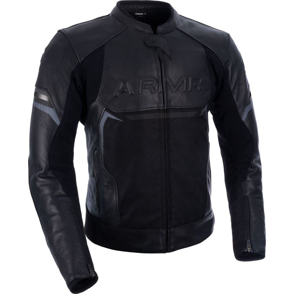 ARMR Raiden 3.0 Leather Jacket Black FREE 1 YEAR Returns, FREE UK Delivery | ThrottleChimp