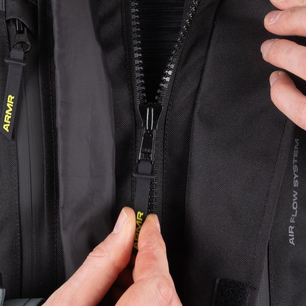 ARMR Kiso 4.0 Waterproof Textile Jacket Black / Green / Fluo Yellow FREE 1 YEAR Returns, FREE UK Delivery | ThrottleChimp