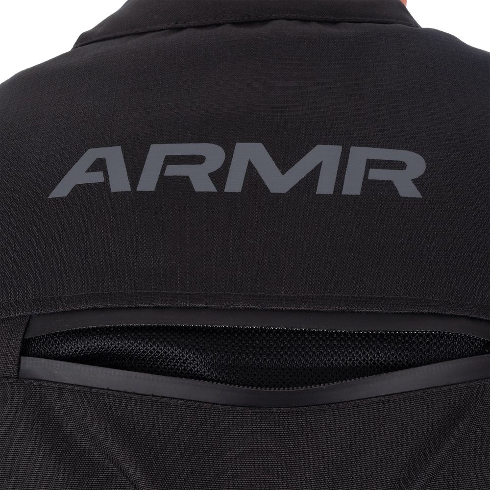 ARMR Kumaji 3.0 Waterproof Textile Jacket Black FREE 1 YEAR Returns, FREE UK Delivery | ThrottleChimp