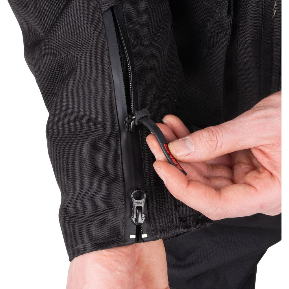 ARMR Kumaji 3.0 Waterproof Textile Jacket Black FREE 1 YEAR Returns, FREE UK Delivery | ThrottleChimp