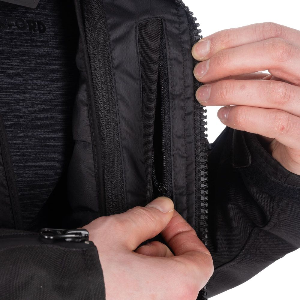 ARMR Kumaji 3.0 Waterproof Textile Jacket Black FREE 1 YEAR Returns, FREE UK Delivery | ThrottleChimp