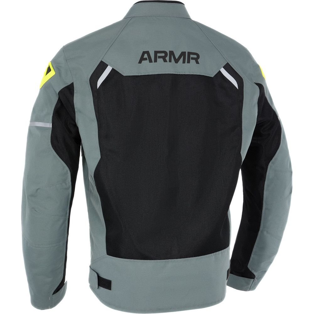 ARMR Eyoshi 3.0 Air Textile Jacket Black / Green / Fluo Yellow FREE 1 YEAR Returns, FREE UK Delivery | ThrottleChimp