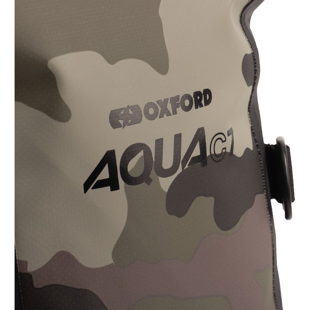 Oxford Aqua C7 Crash Bar Bag Camouflage FREE 1 YEAR Returns, FREE UK Delivery | ThrottleChimp